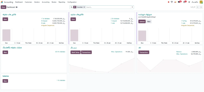 نرم افزار حسابداری اودوو