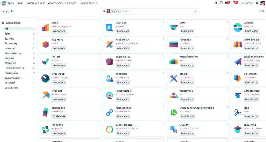 مقایسه Odoo و SAP